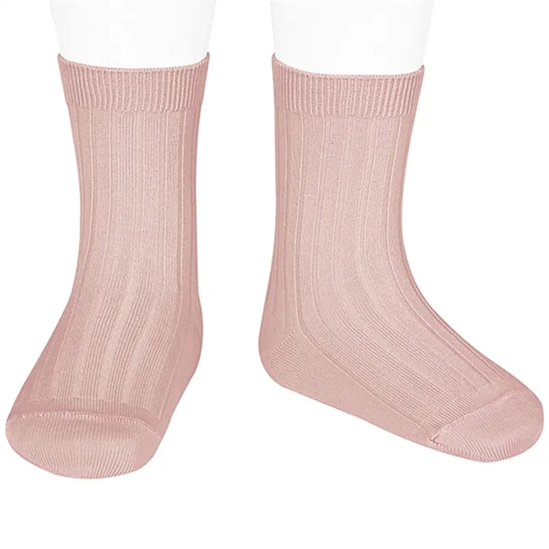 Cóndor Strumpor Basis Rib Old Rose Sista chansen