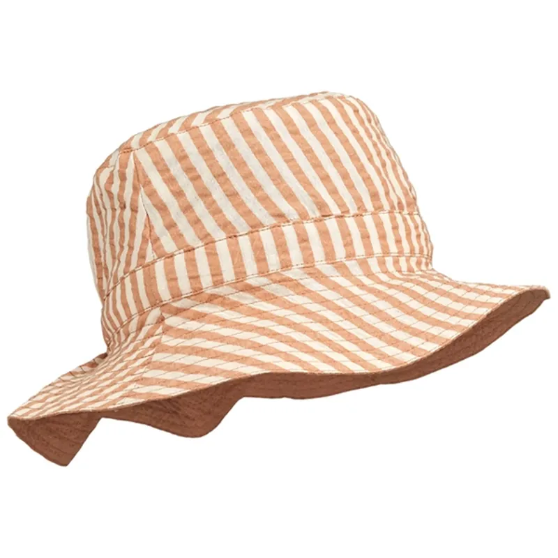 Lågt pris Liewood Sander Solhatt Y/D Stripe Tuscany Rose/Sandy