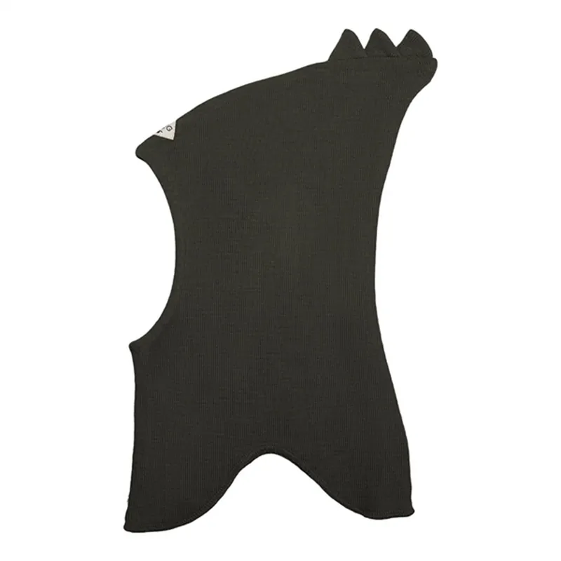 Billigare Racing Kids Dino Balaklava Ull/Bomull 3-lags Dusty Forest Green