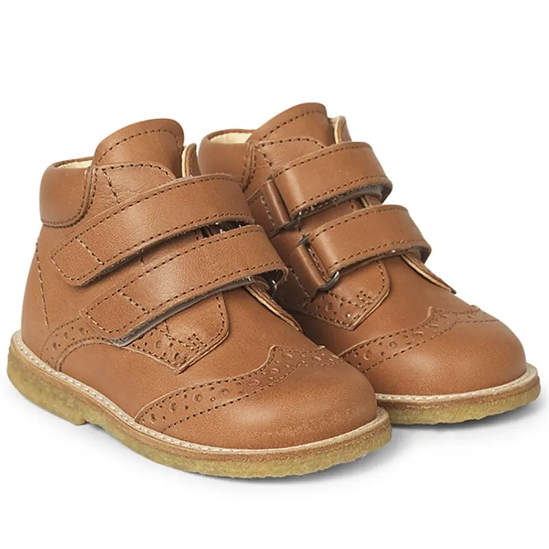 Kundfavorit Angulus Begyndersko m. Velcro Cognac 3265-102-1545