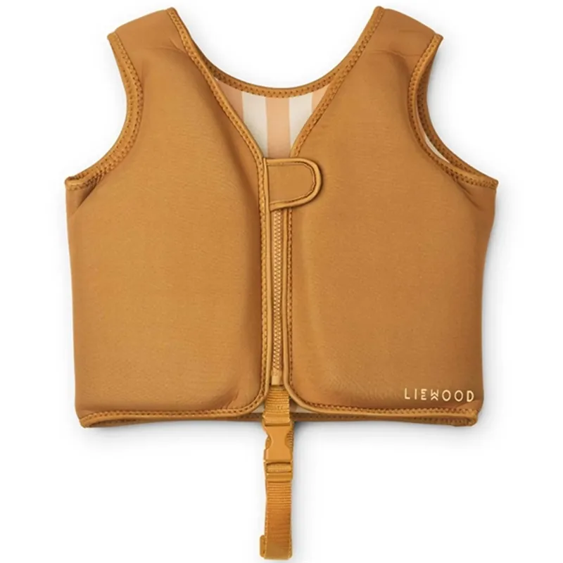 Liewood Dove Swim Vest Golden Caramel Multi Mix Bästa pris