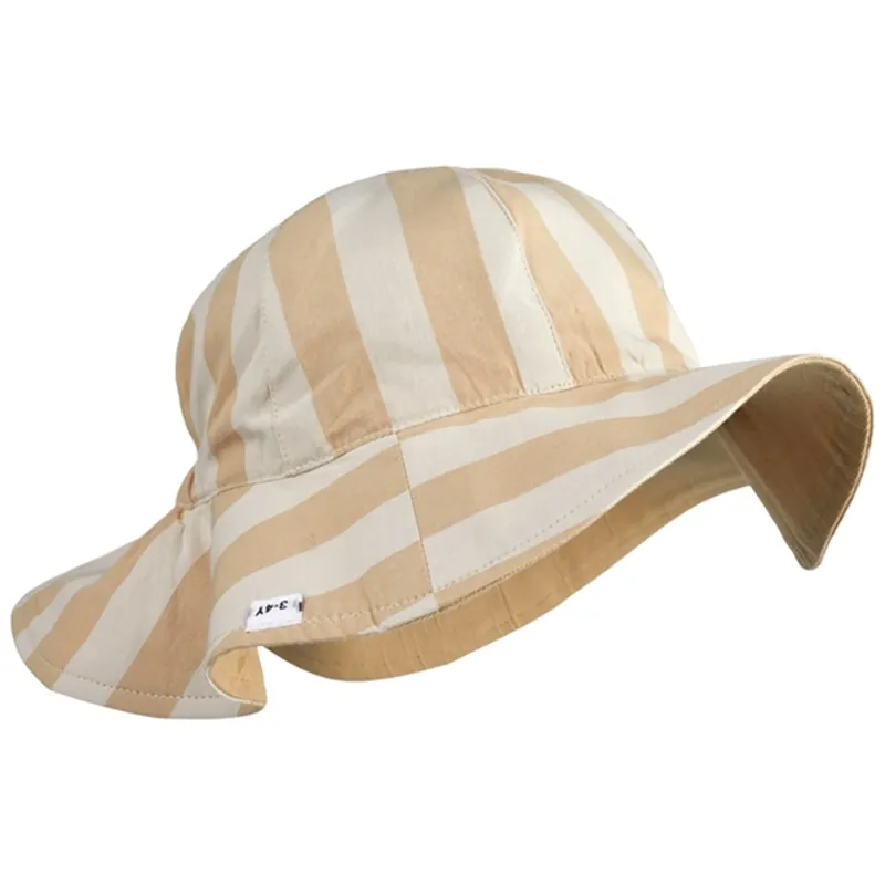 Liewood Amelia Solhatt Stripe Safari/Sandy prisnedsättning
