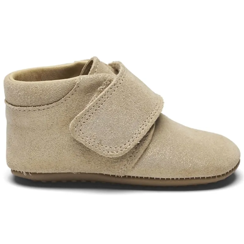 Snabb leverans Pom Pom Futter Velcro Gold Glitter