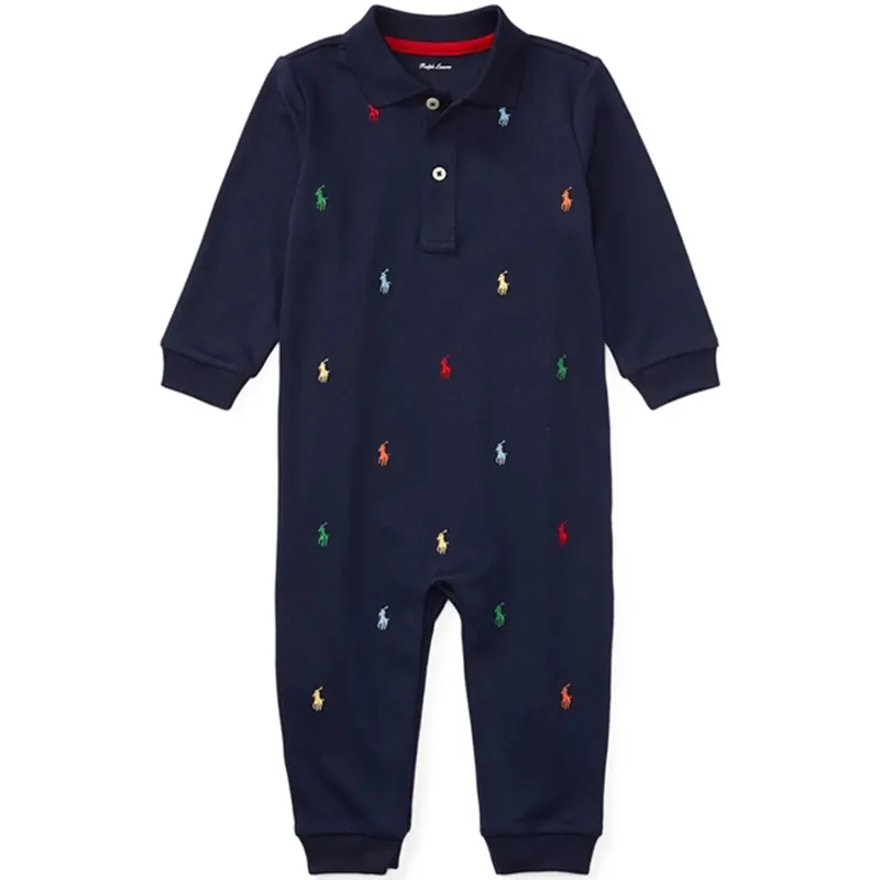 Polo Ralph Lauren Baby Boy Coverall Refined Navy Lågt pris