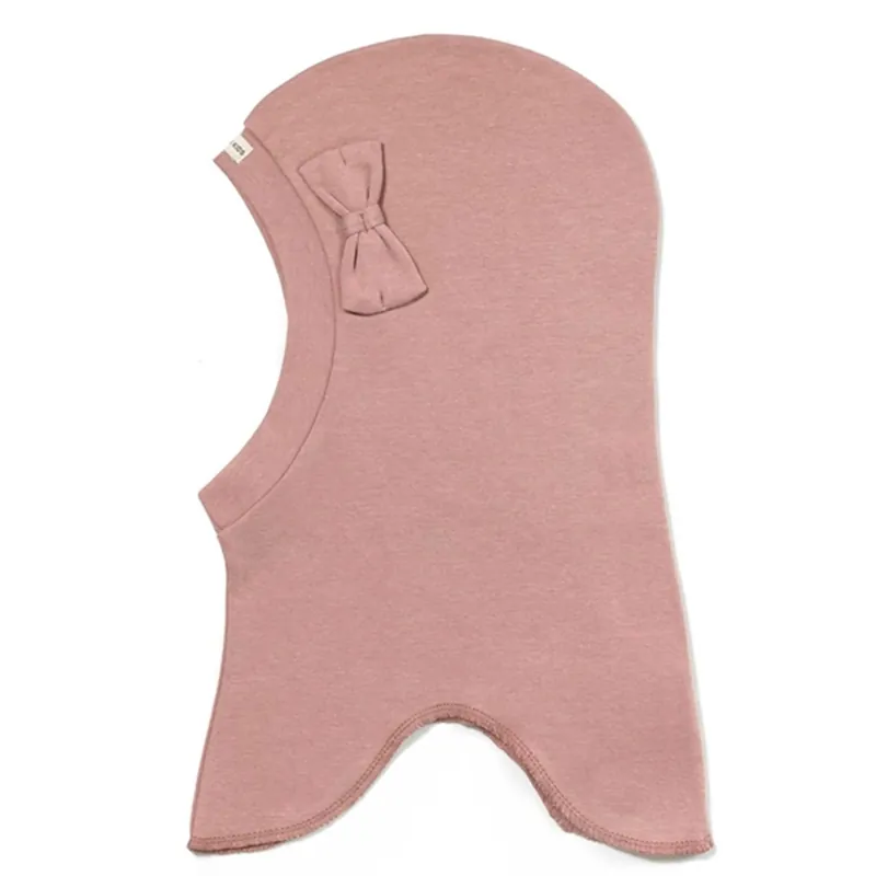 Racing Kids Rund Balaklava Bow 1-lager Dusty Rose Premium