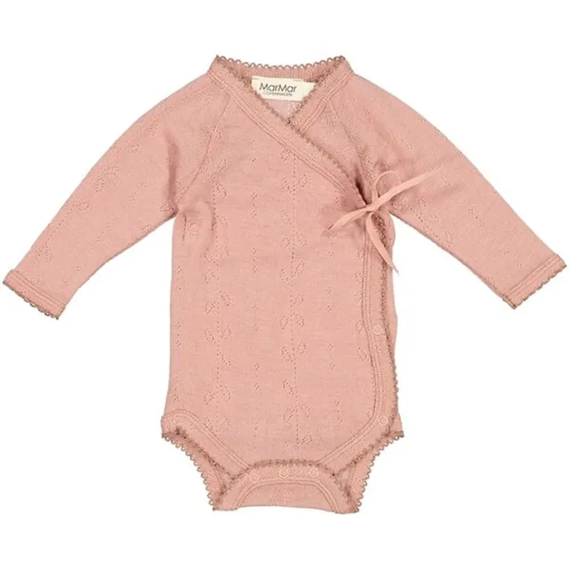 MarMar Wool Pointelle Burnt Rose Belita Body Nedsatt pris