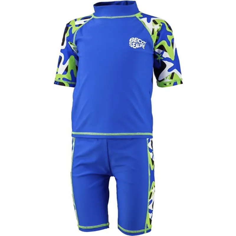 Premium BECO Sealife Rashhguard Dragt Blå
