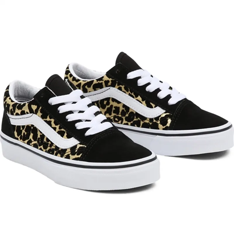 VANS Old Skool Leopard/Black Sko Outlet