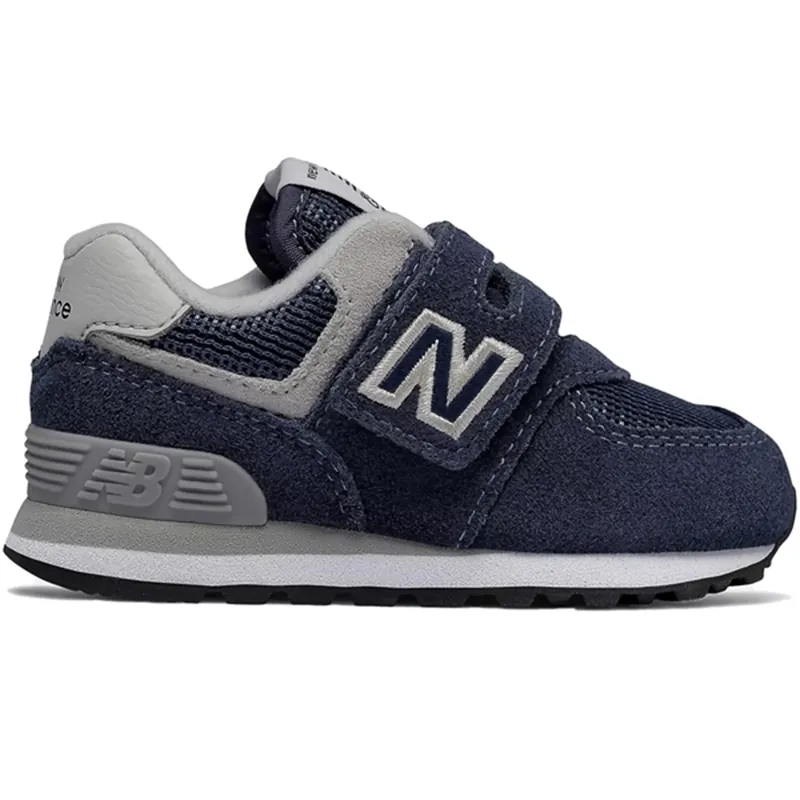Populär New Balance 574 Navy Sneakers