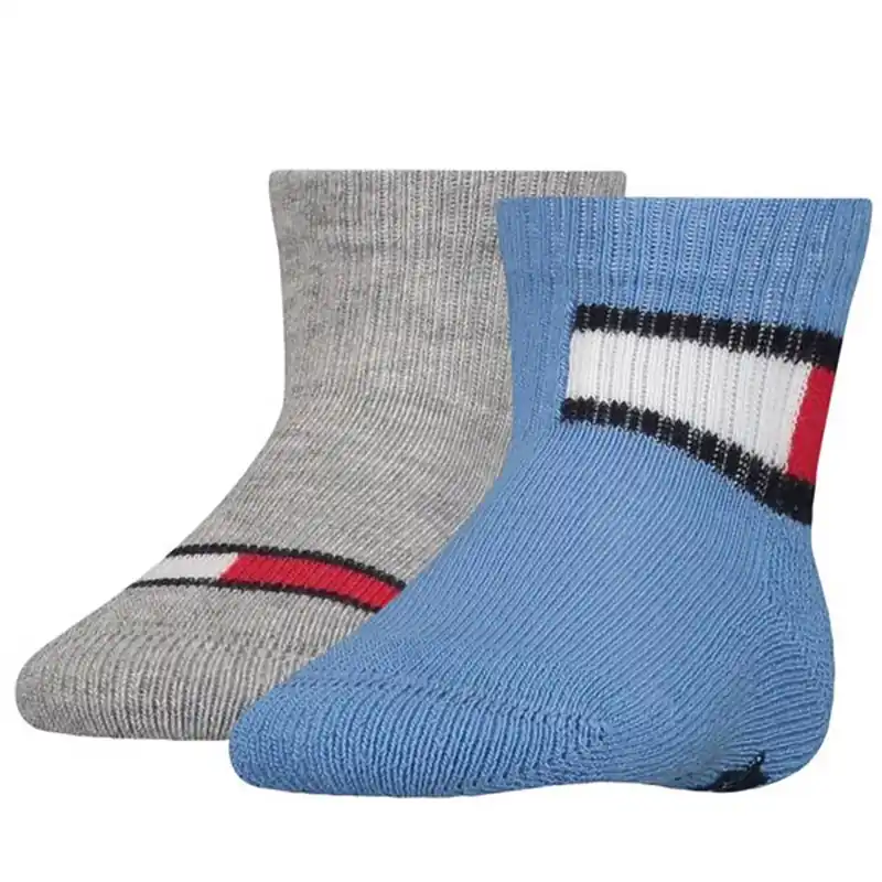 Tommy Hilfiger Baby Boy 2-pack Strumpor Blue/Grey Trygg betalning