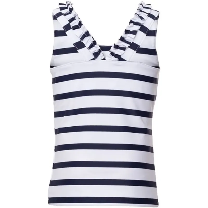 Begränsad tid Petit Crabe White/Blue Tankini Top