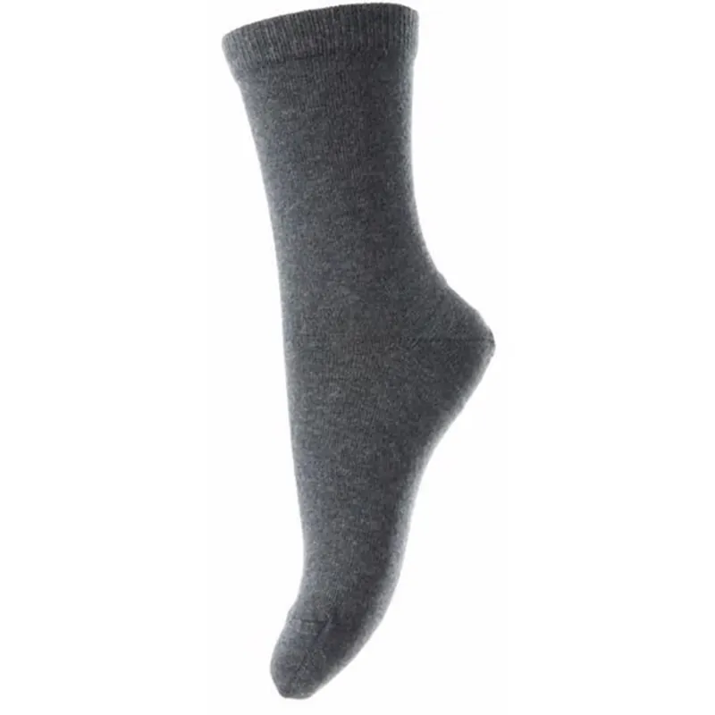 MP 700 Bomull Plain Strumpor 497 Dark Grey Köp online