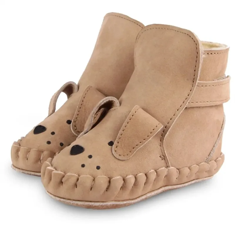 Donsje Baby Kapi Classic Lining Futter Dog Truffle Nubuck Sista chansen