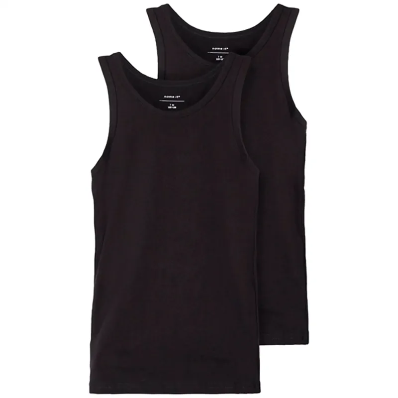 Name it Black 2-Pak Tank Topp Noos Endast denna vecka