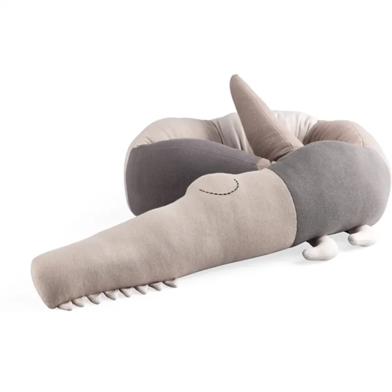 Sebra Stickad Kudde Sleepy Croc Seabreeze Beige prisnedsättning