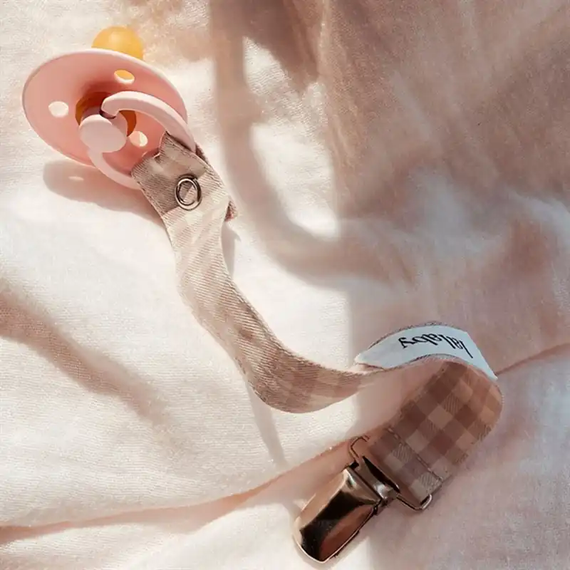 lalaby Beige Gingham Nappsnöre Sista chansen