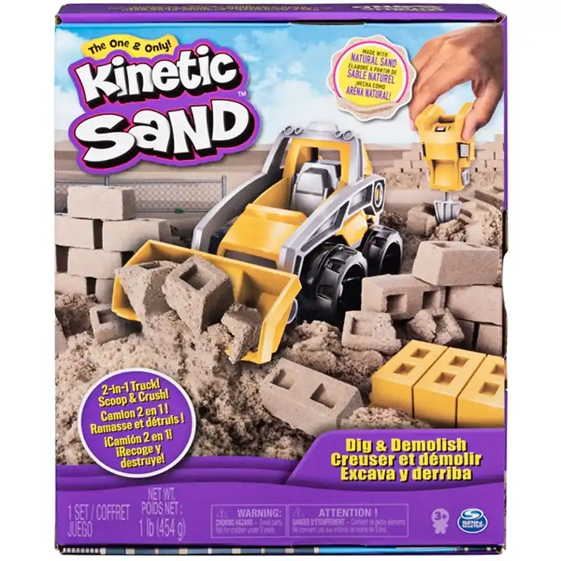 Endast denna vecka Kinetic Sand Dig And Demolish Set