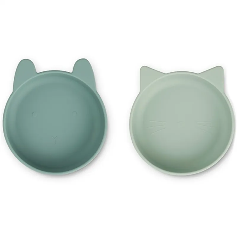 Nyhet Liewood Vanessa Silikon Skål 2-pack Mint Mix