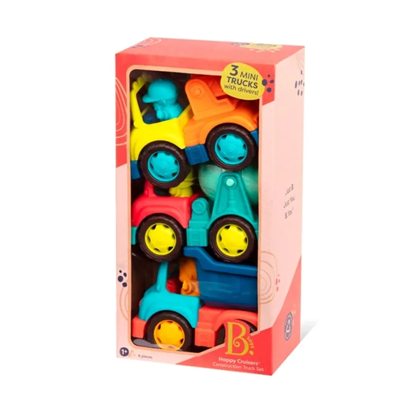 Endast denna vecka B-toys Happy Trucks 3-Pack