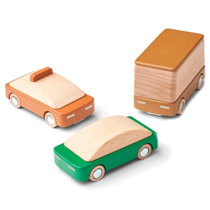 Liewood Village Biler 3-pack Mustard Mix Outlet