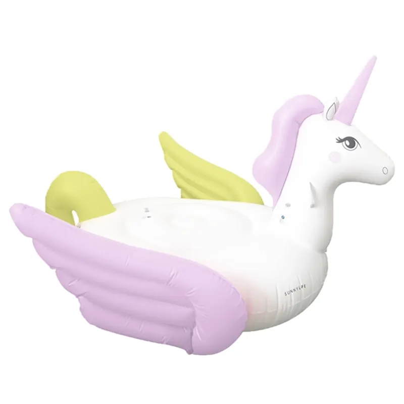 SunnyLife Luxe Ride-On Float Unicorn Pastel Reapris