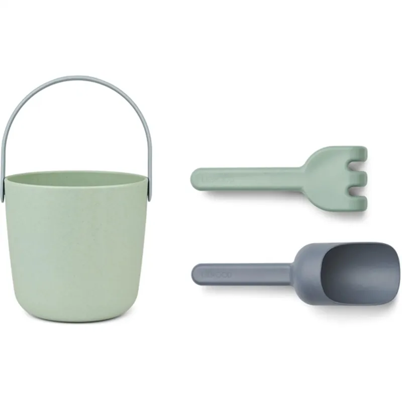 Liewood Donny Beach set Dusty Mint Multi Mix Fynd