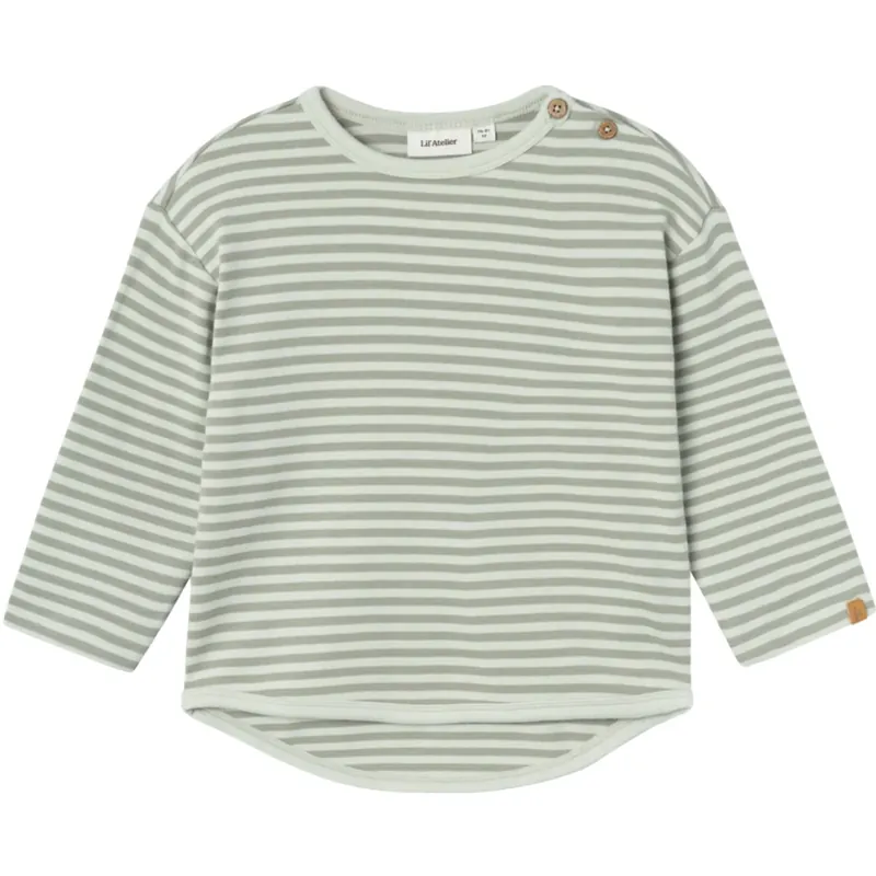 Beställ idag Lil‘Atelier Green Tint Geo Alk Blus