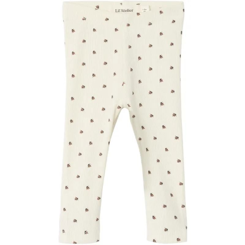 Lil‘Atelier Turtledove Ladybug Lago Kye Slim Leggings Noos Sänkt pris