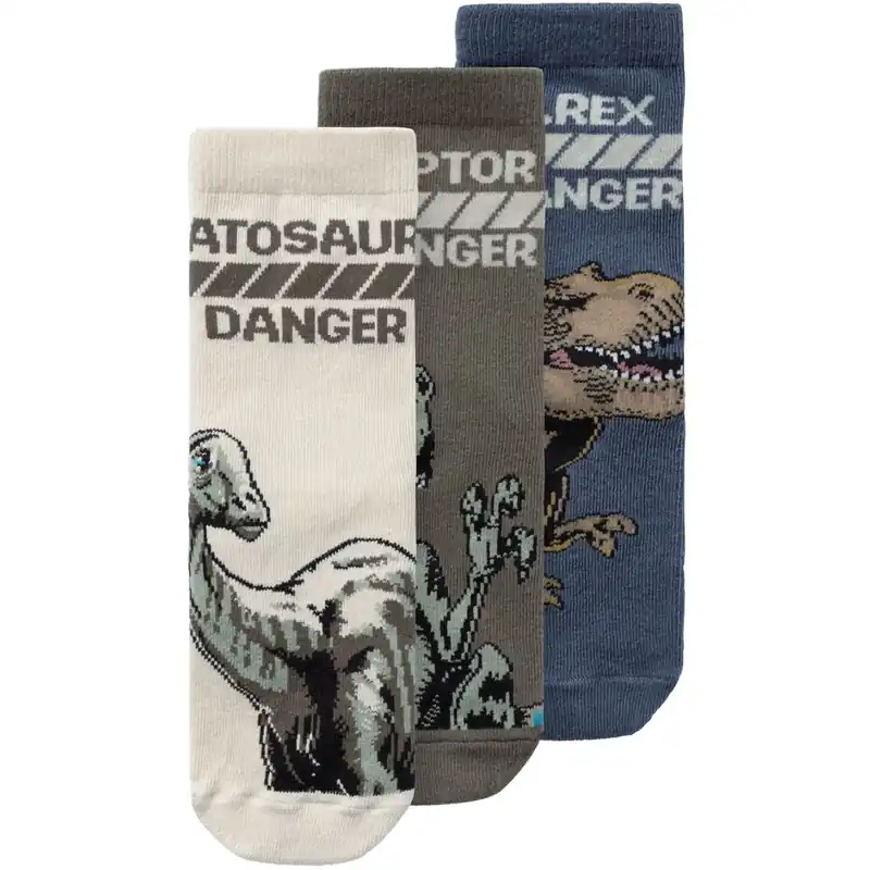 Name It Bering Sea Sofus Jurassic 3-pack Strumpor Billig
