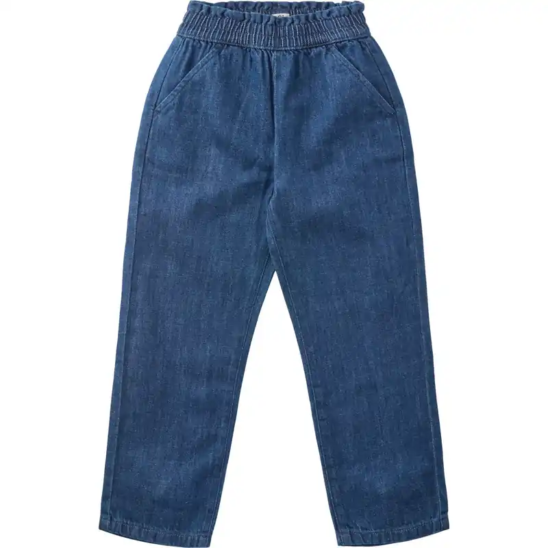 Copenhagen Colors Dark Indigo Blue Washed Organic Chinos M. Rosett Regular Fit Bästa pris