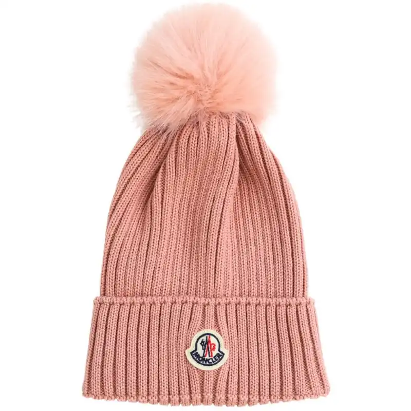 Trygg betalning Moncler Light Pink Beanie