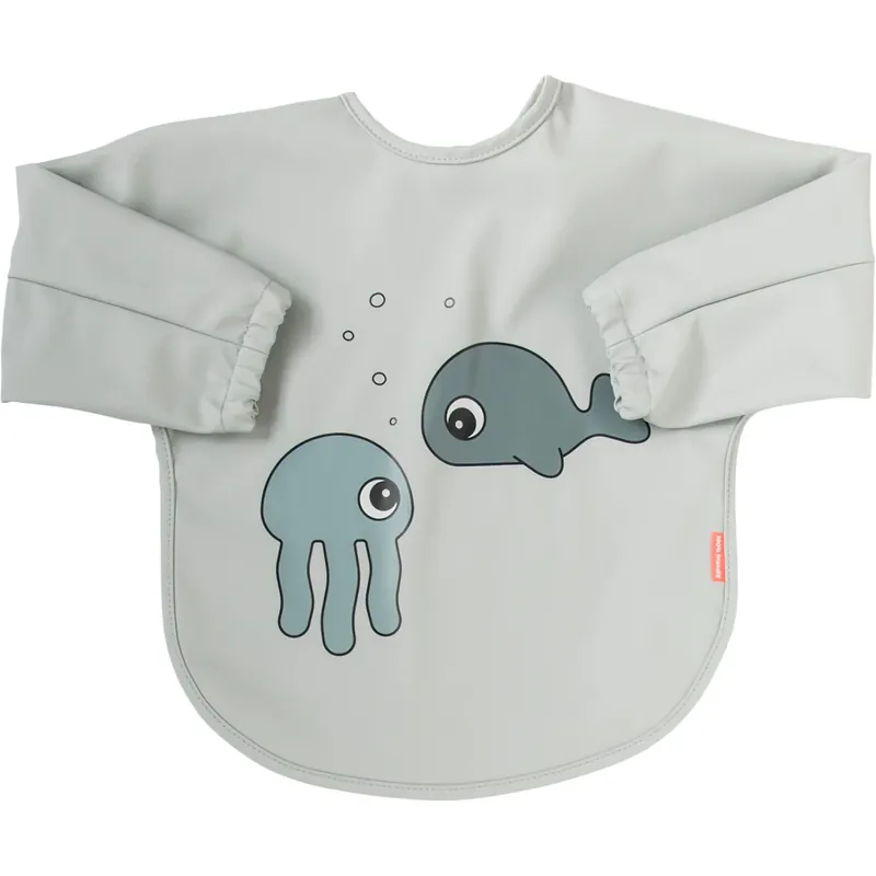 DonebyDeer Grå Haklapp Med Ärmer Sea Friends Köp nu