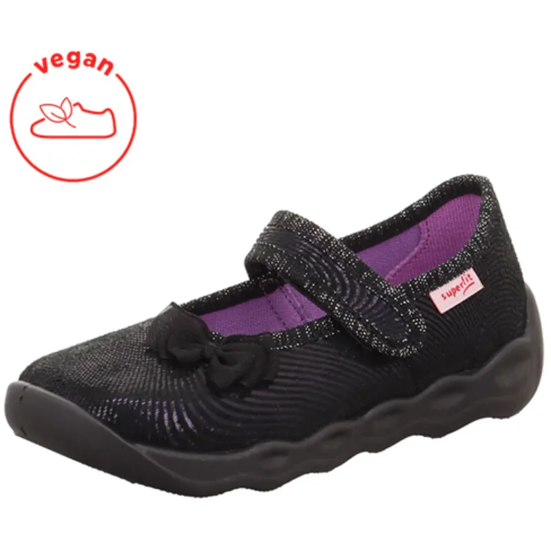 Sista chansen Superfit Black Bubble Slippers With Cold Lining