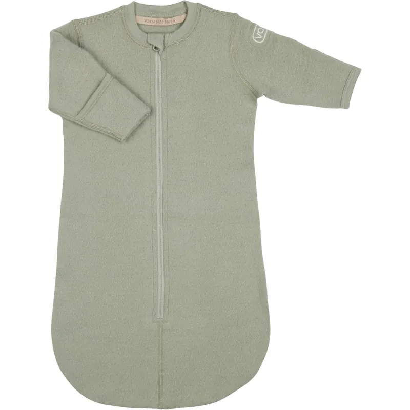 Populär Voksi® Misty Green Ull Baby Sovsäck Fleece