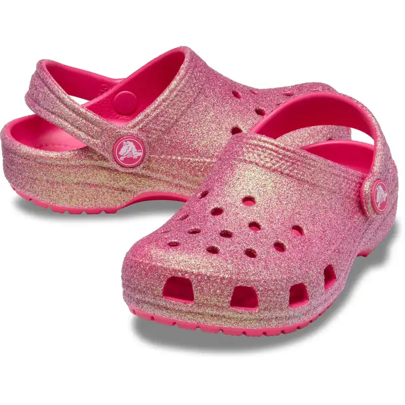 Kundfavorit Crocs Dragon Fruit Classic Iridescent Glitter Clog