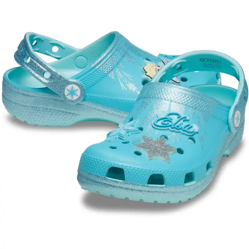 Billig Crocs Multi Frozen Elsa Classic Clog