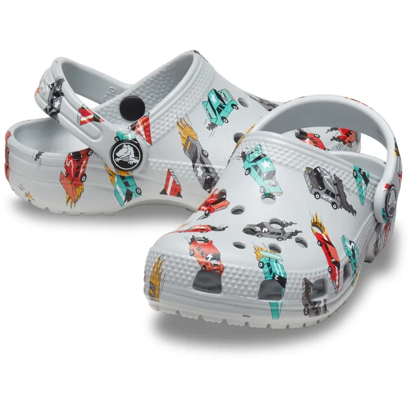 Erbjudande Crocs Mirage/Multi Classic Race Cars Graphic Clog