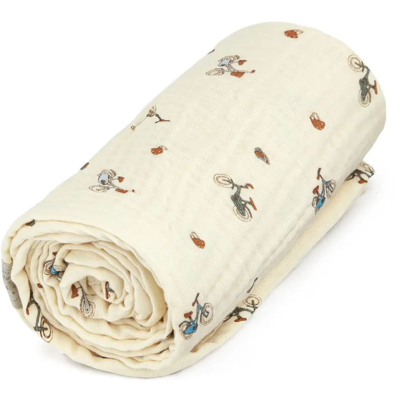 Populär Cam Cam Copenhagen Bicycles Muslin Baby Filt