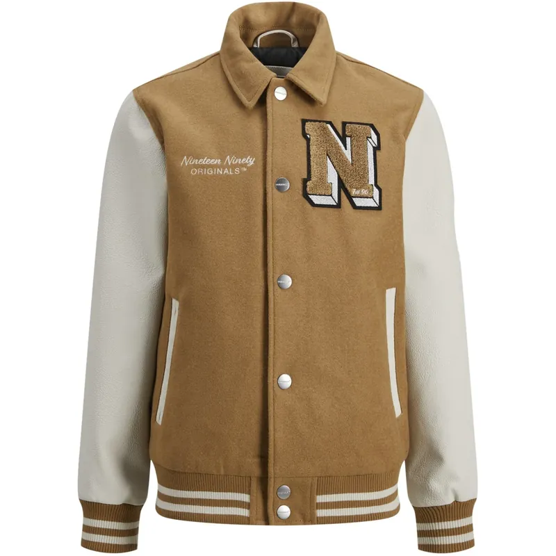 Jack & Jones Junior Forest River Carter Varsity Wool Blend Bomber Jacka Begränsat antal