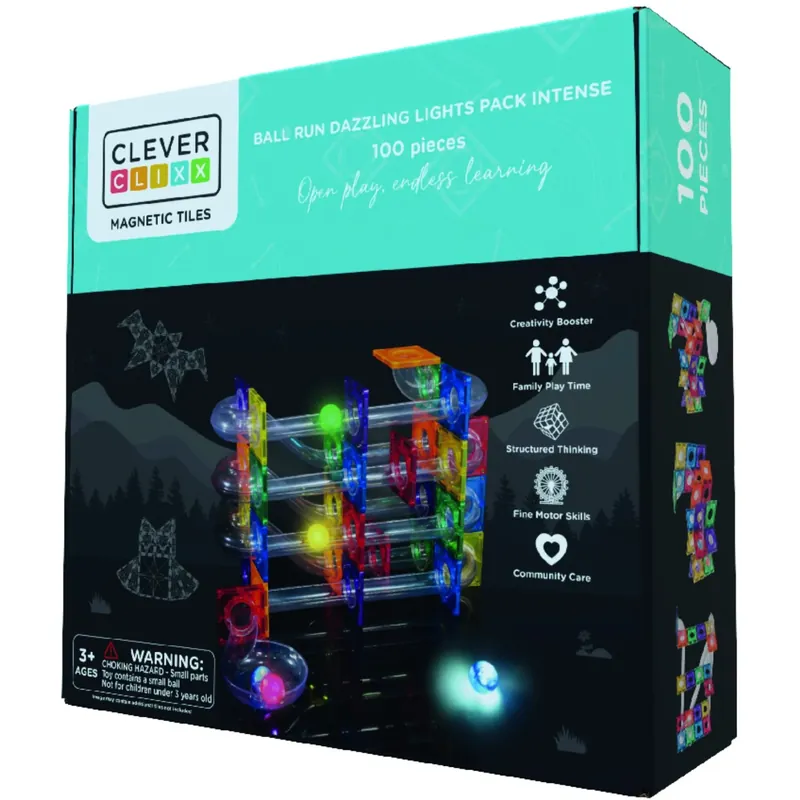 Endast idag Cleverclixx Intense Ball Run Bländande Ljus Pack Intense 100 stycken