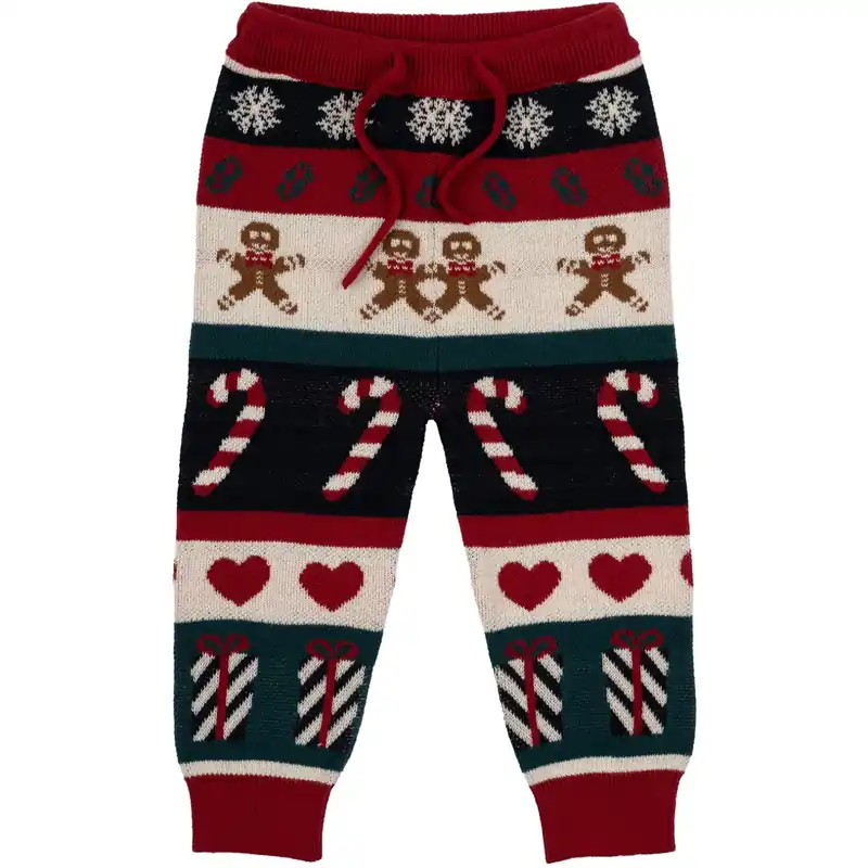 THE NEW Siblings Multi Colour Holiday Jacquard Byxor Erbjudande