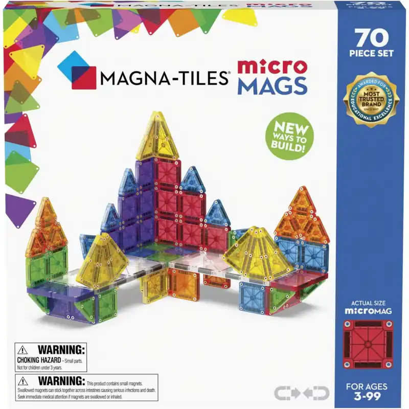 Rabatt Magna-Tiles® microMAGS 70pcs