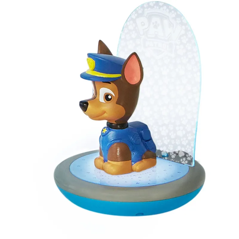 Paw Patrol Chase Kids Magic Bedside Night Light, Torch and Projector Expressleverans