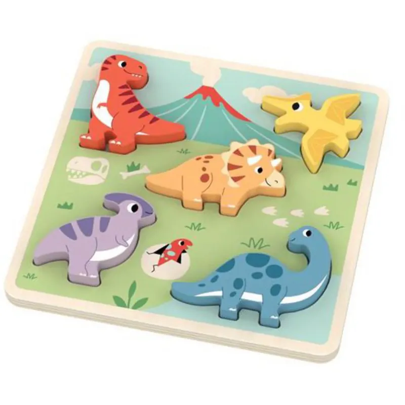 Magni Dino puzzle, small, FSC 100% Snabb frakt