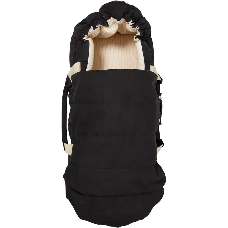 Snabb leverans COPENHAGEN COLORS Black With Cream Solid Stripe Organic Multifunctional Babylift Vol. 2