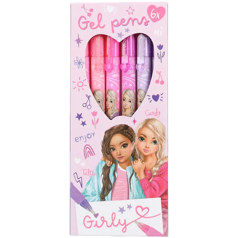 Populär TOPModel Gel Pen Set, Godis