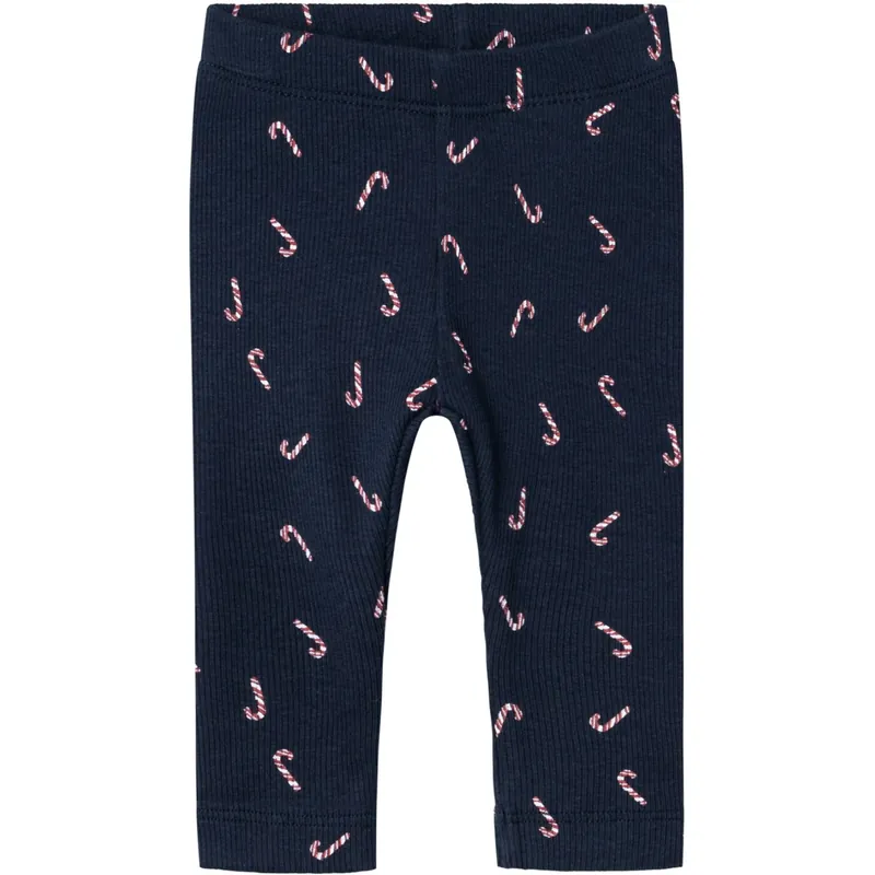 Trygg betalning Name It Dark Sapphire Dab Leggings