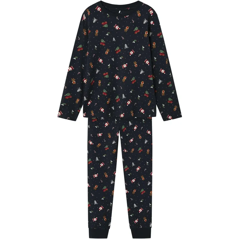 Name It Dark Sapphire Christmas Elements Vismas Pyjamas Erbjudande