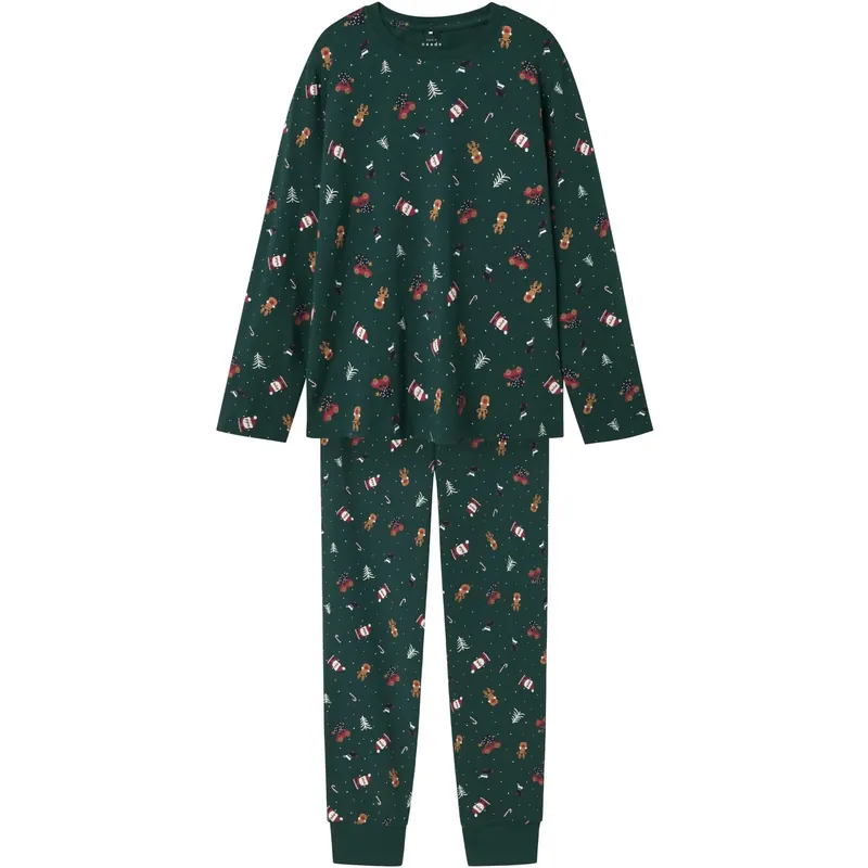 Endast denna vecka Name It Botanical Garden Christmas Elements Vismas Pyjamas