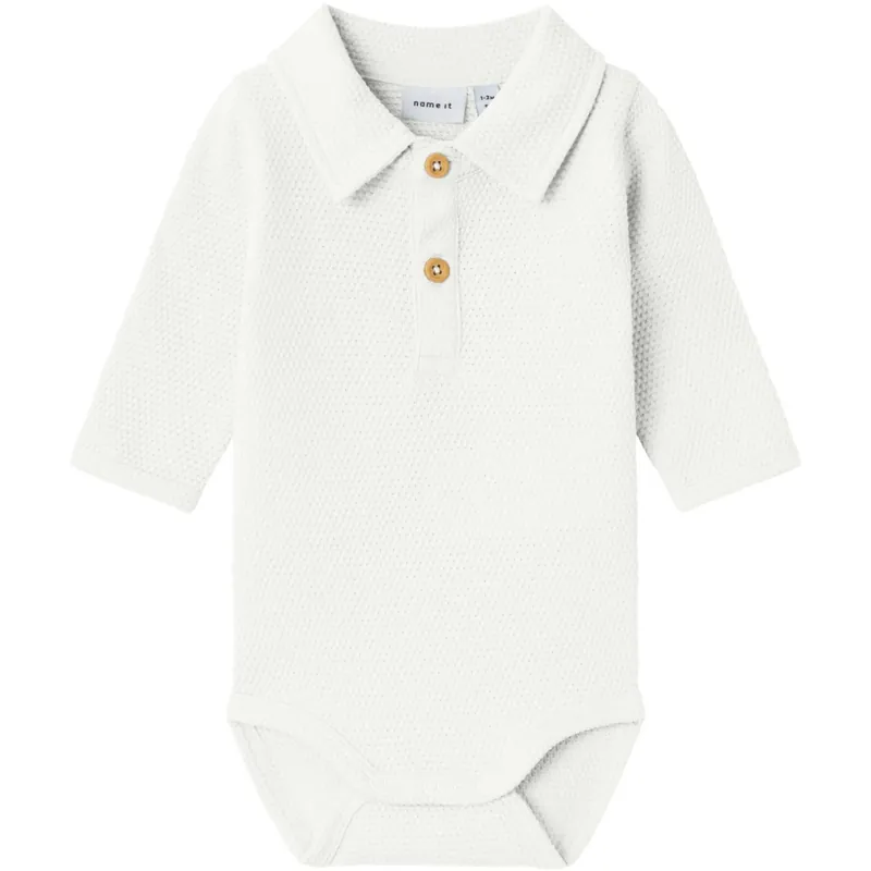 Utförsäljning Name It Bright White Rob Polo Body